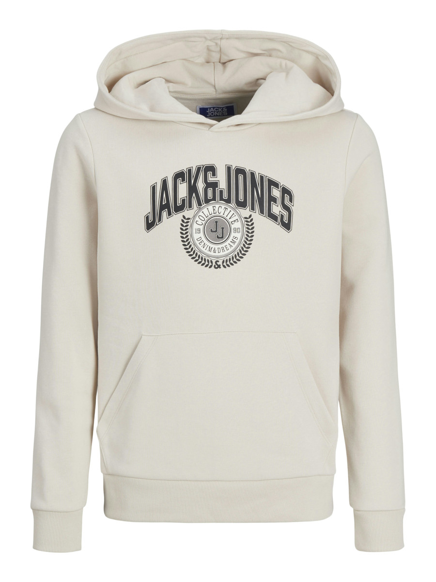 Kapuzenpullover beige