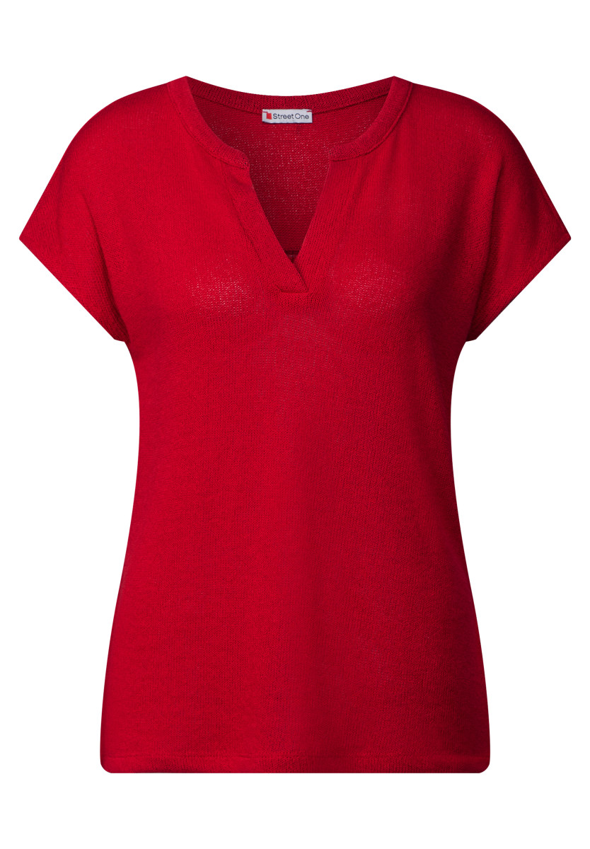 Strick-Look Shirt
