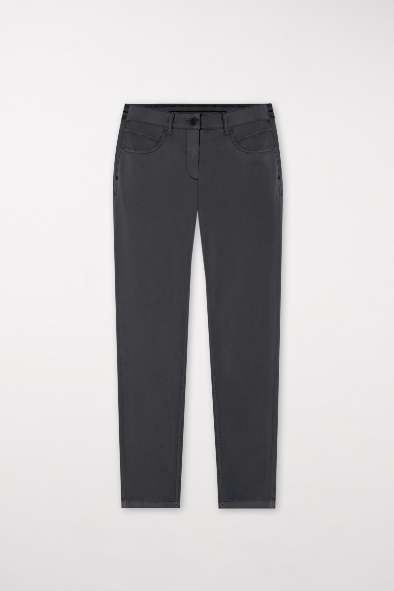 High-Stretch-Jeans dunkelgrau