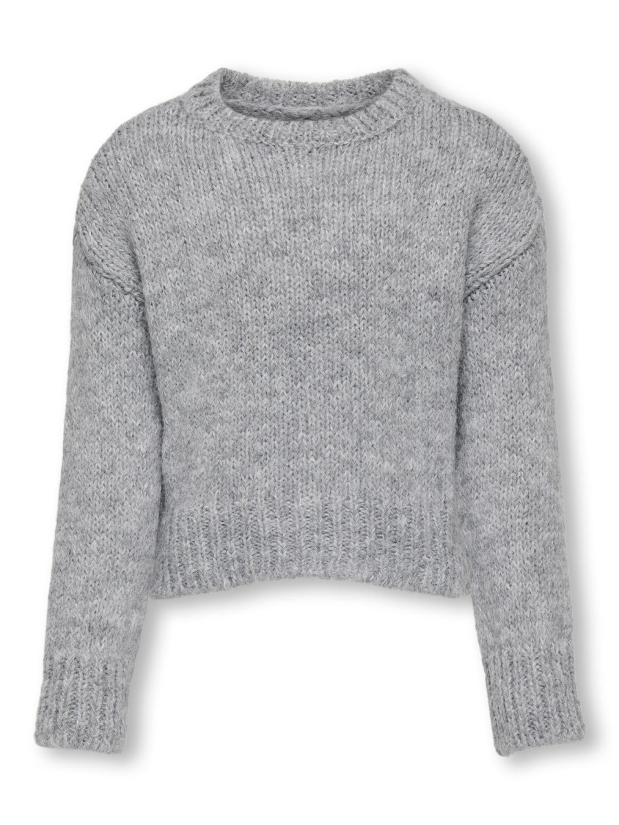 Strickpullover grau