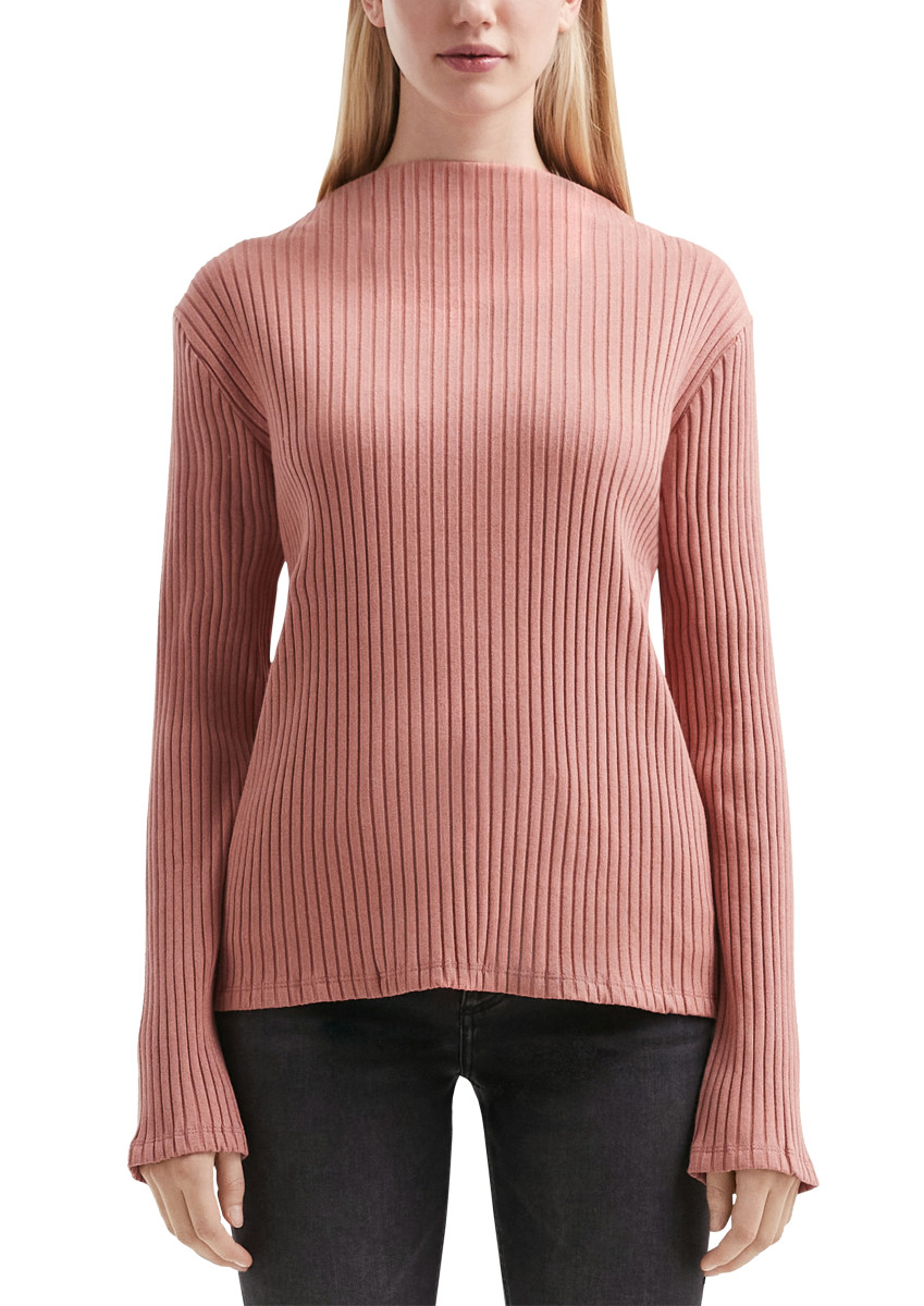 Geripptes Langarmshirt