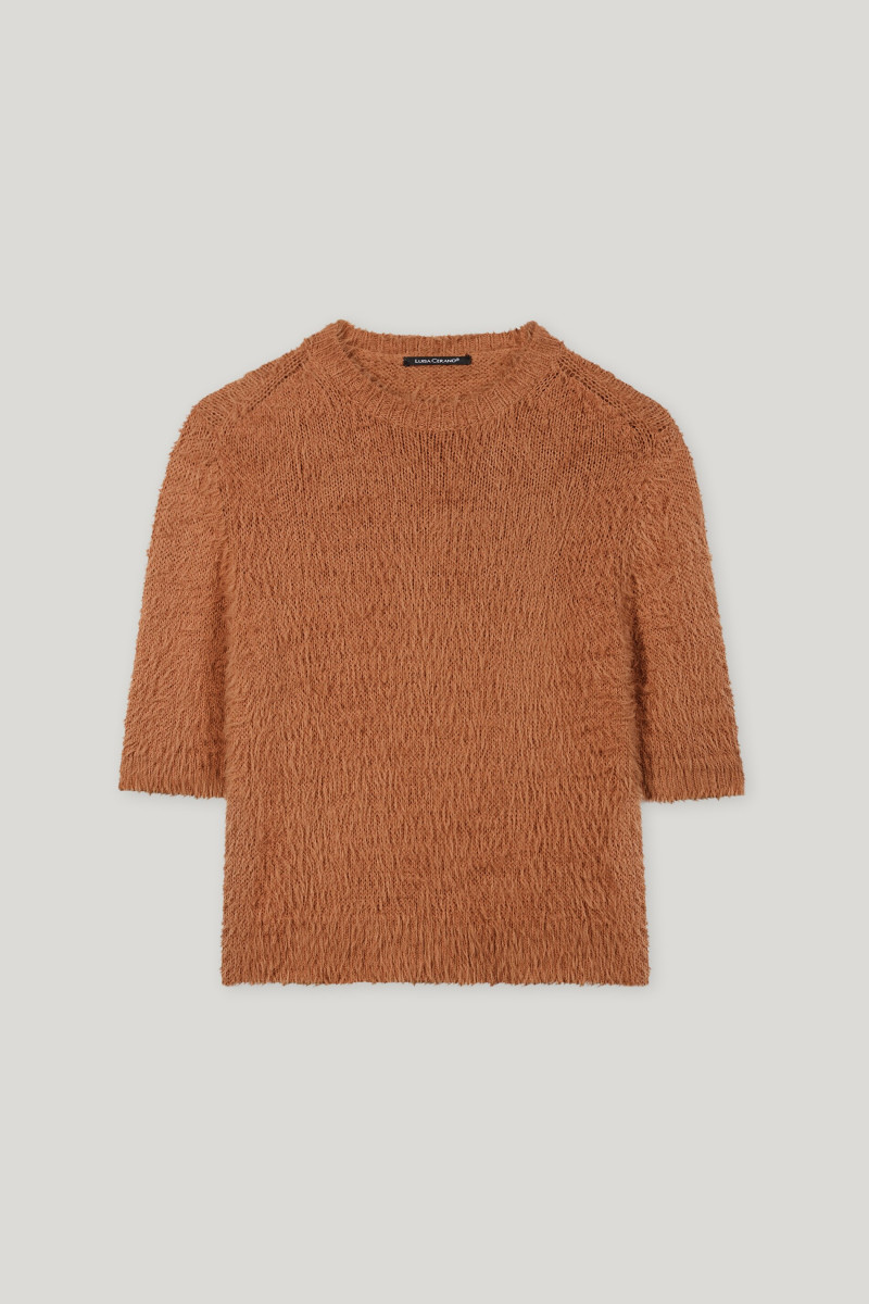 Strickpullover braun
