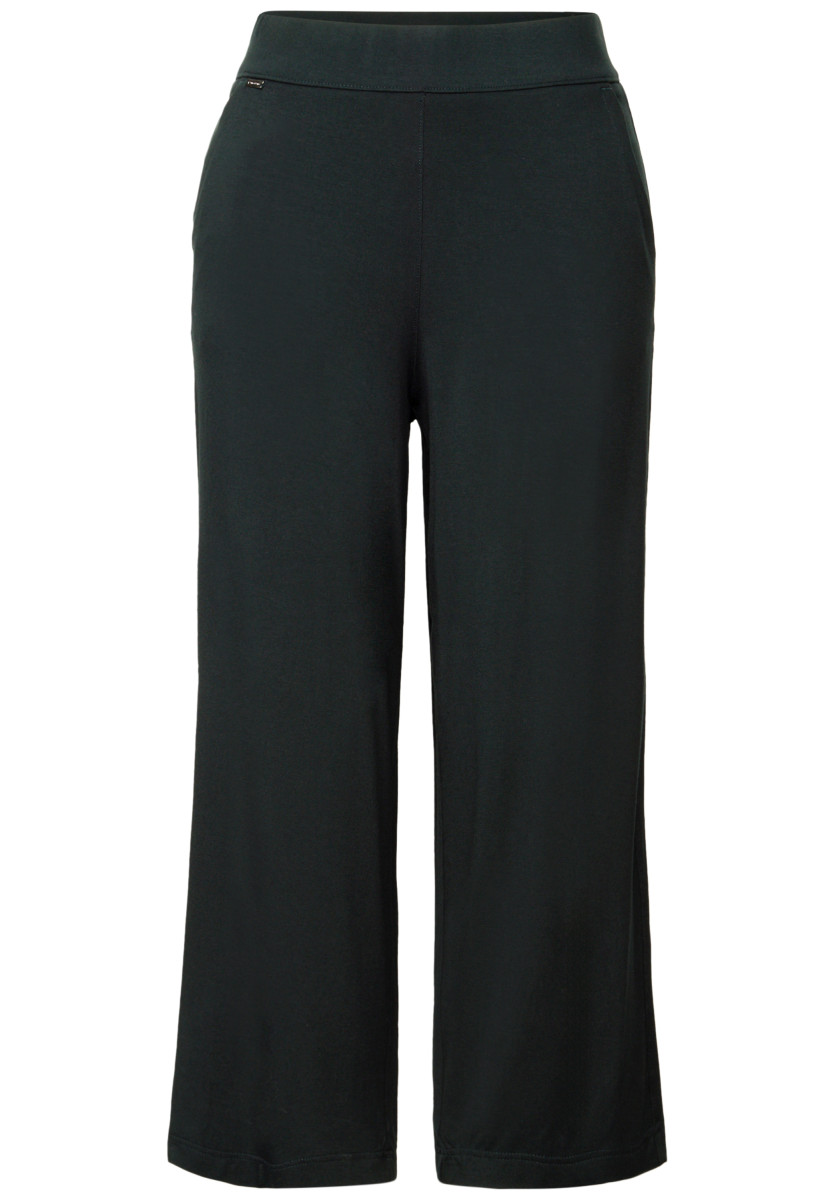 Jersey-Hose dunkelgrün