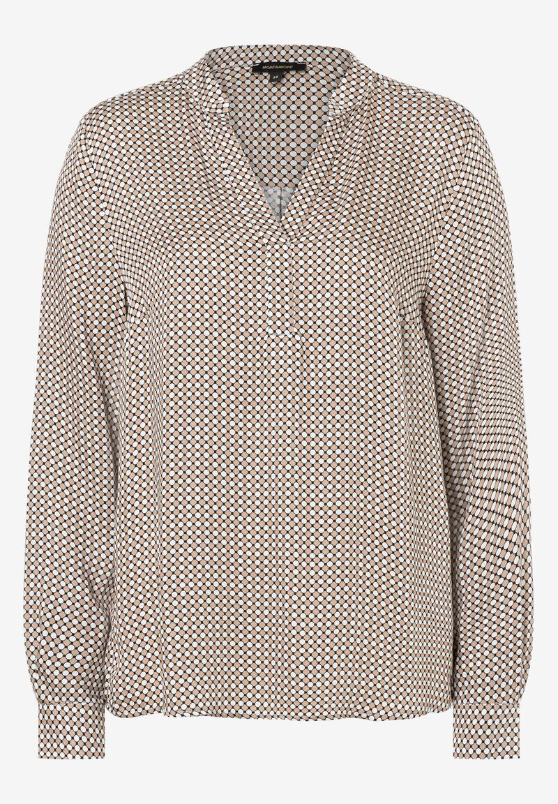 Viskosebluse beige