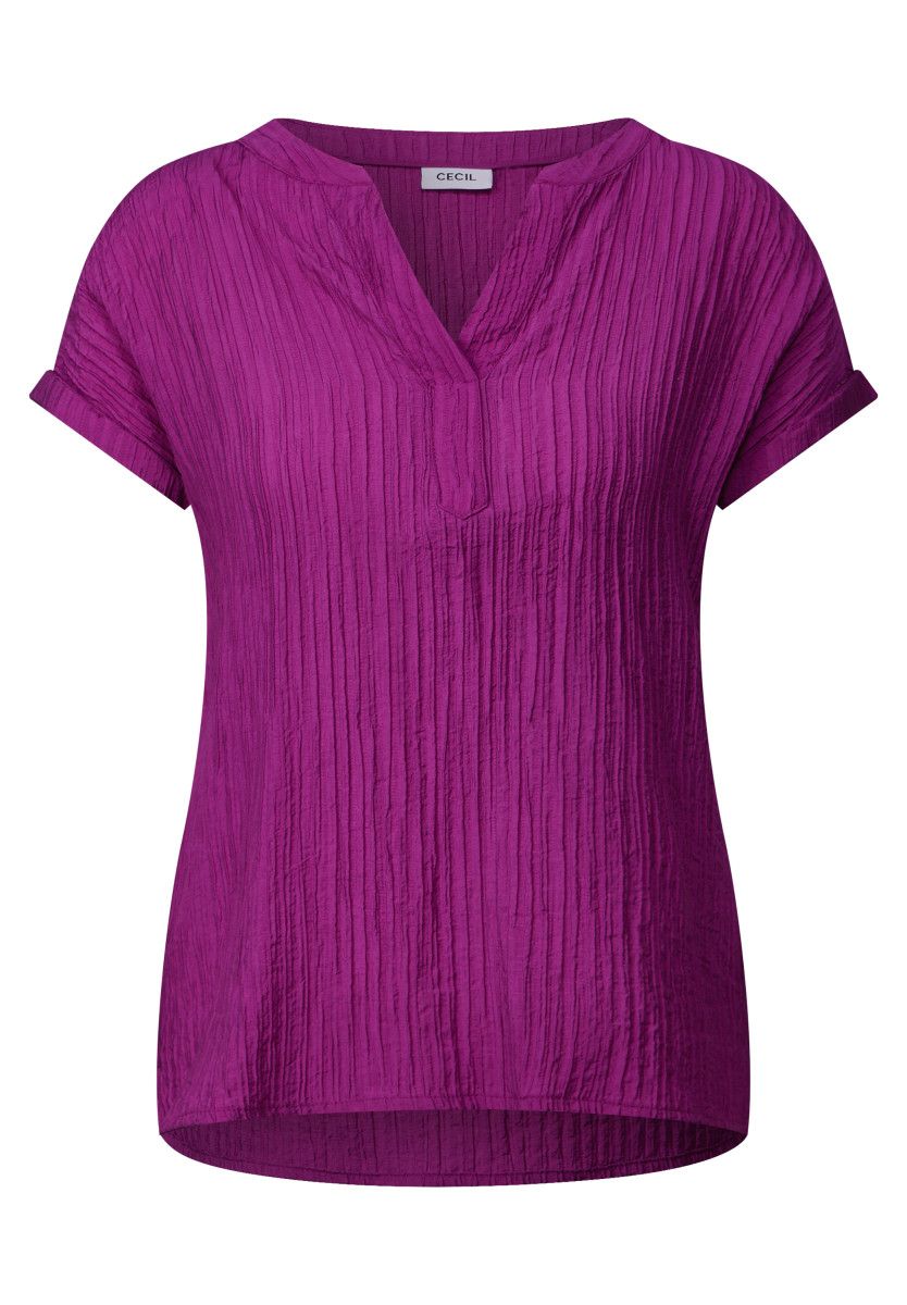 Strukturbluse lila