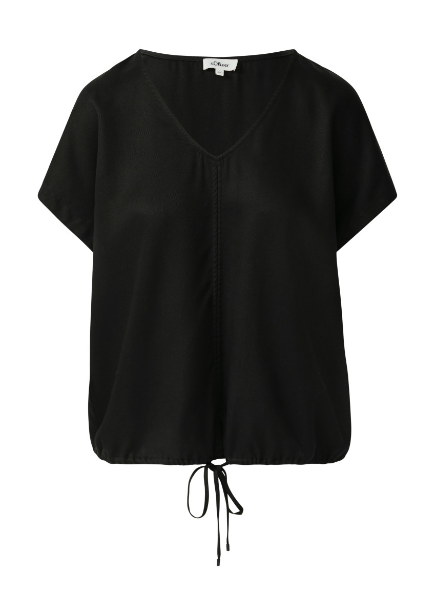 Ärmellose Bluse schwarz