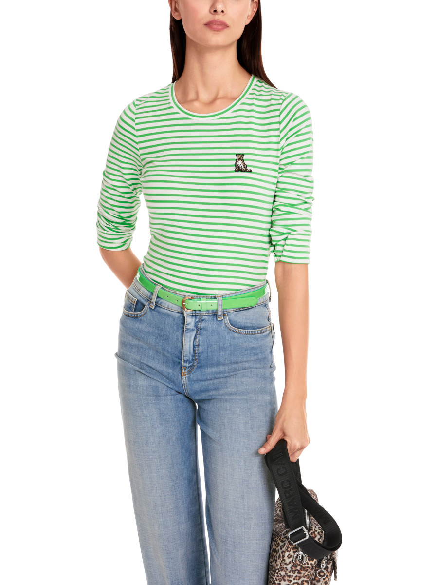 Longsleeve mit Ringelmuster