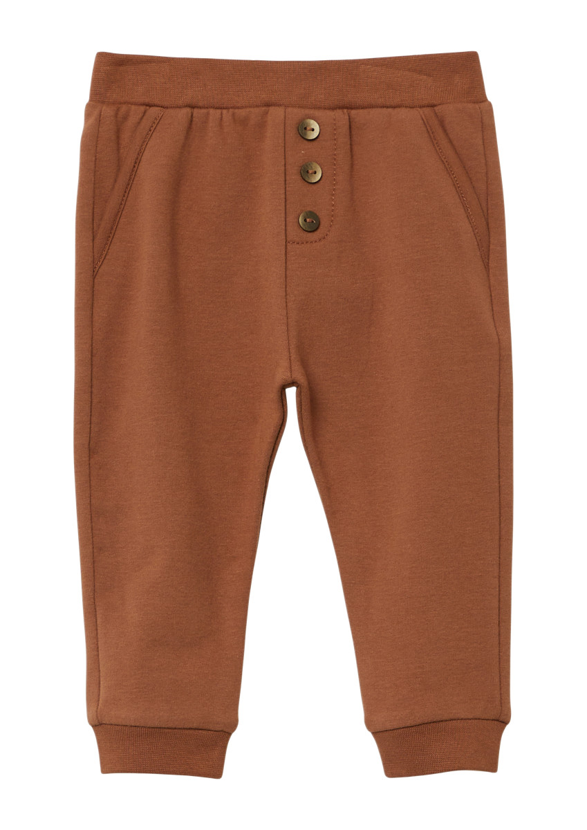 Jogginghose mit Zierknopfleiste