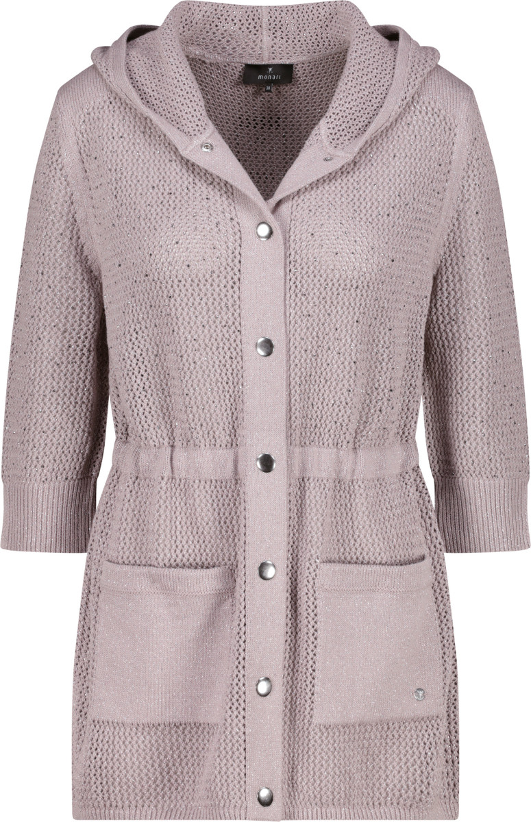 Ajour-Strickjacke