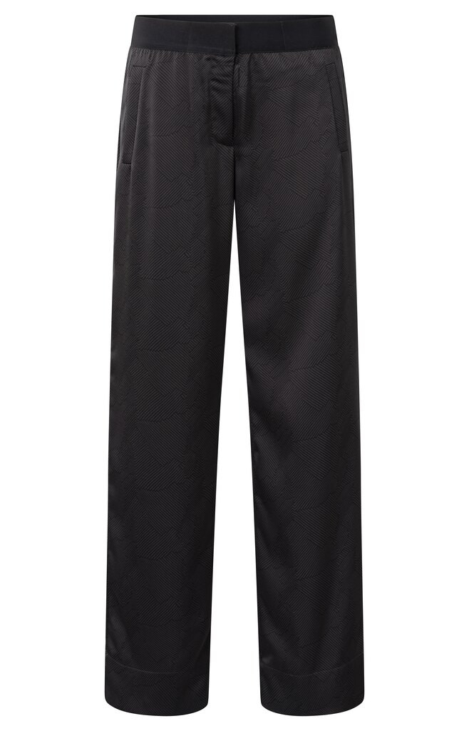 Gewebte Hose mit weitem Bein