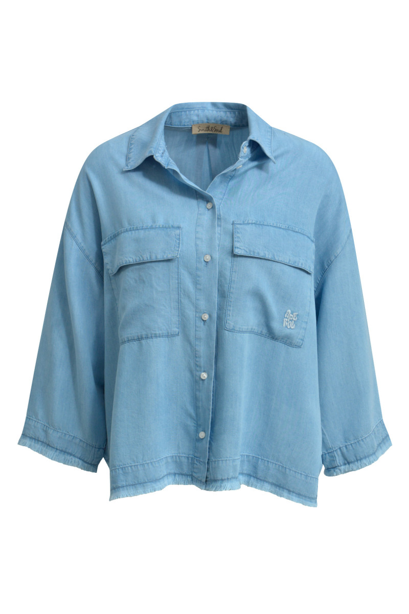Denim Hemdbluse