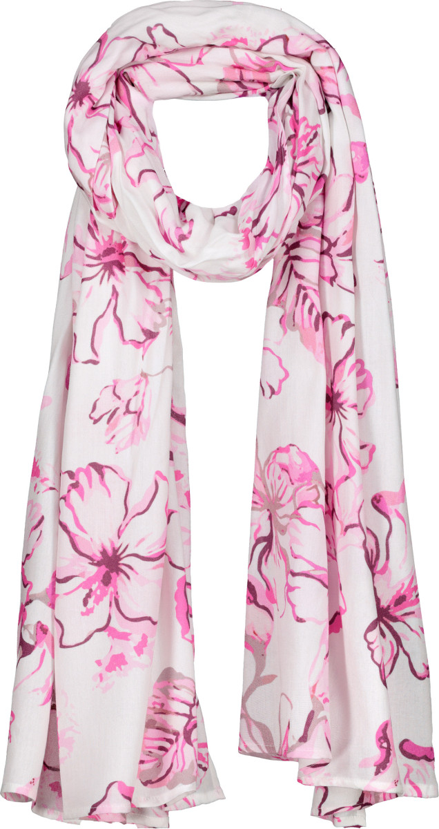 Schal mit Blumenmuster