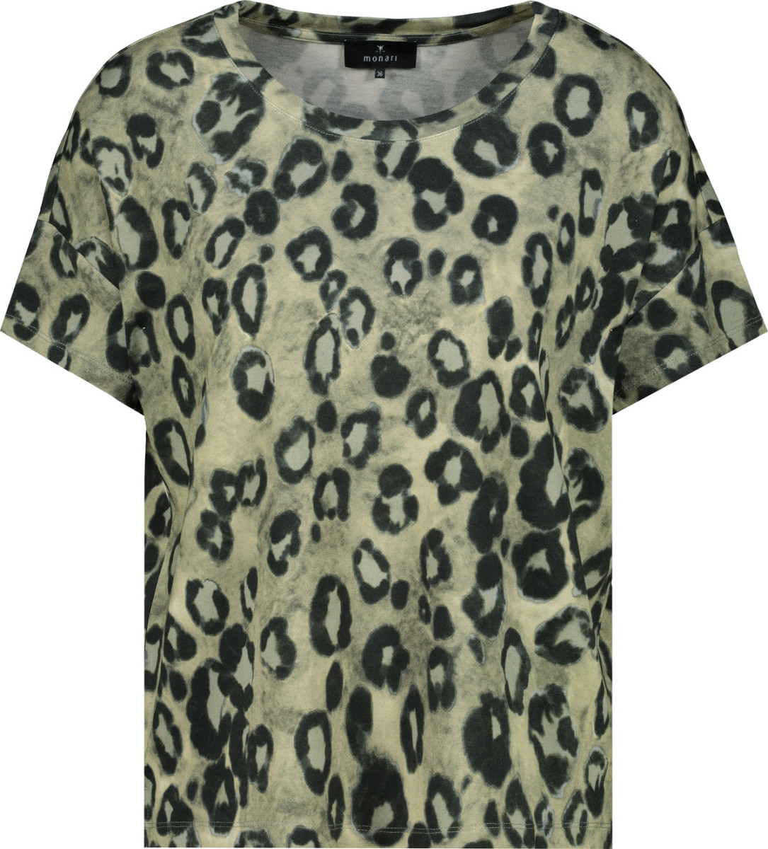 T-Shirt mit Leomuster