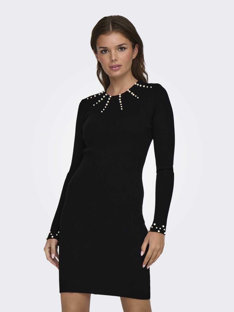Kleid mit Perlendetail