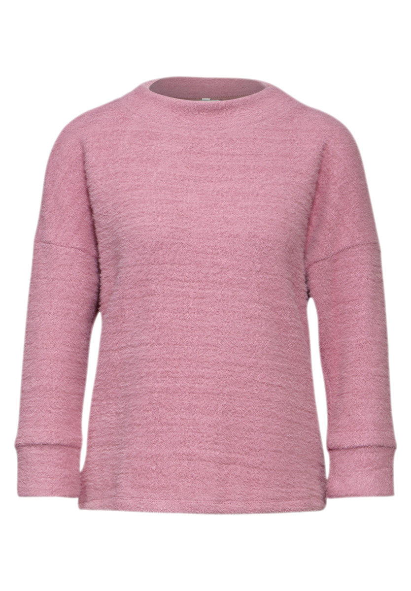 Flauschiges Shirt rosa