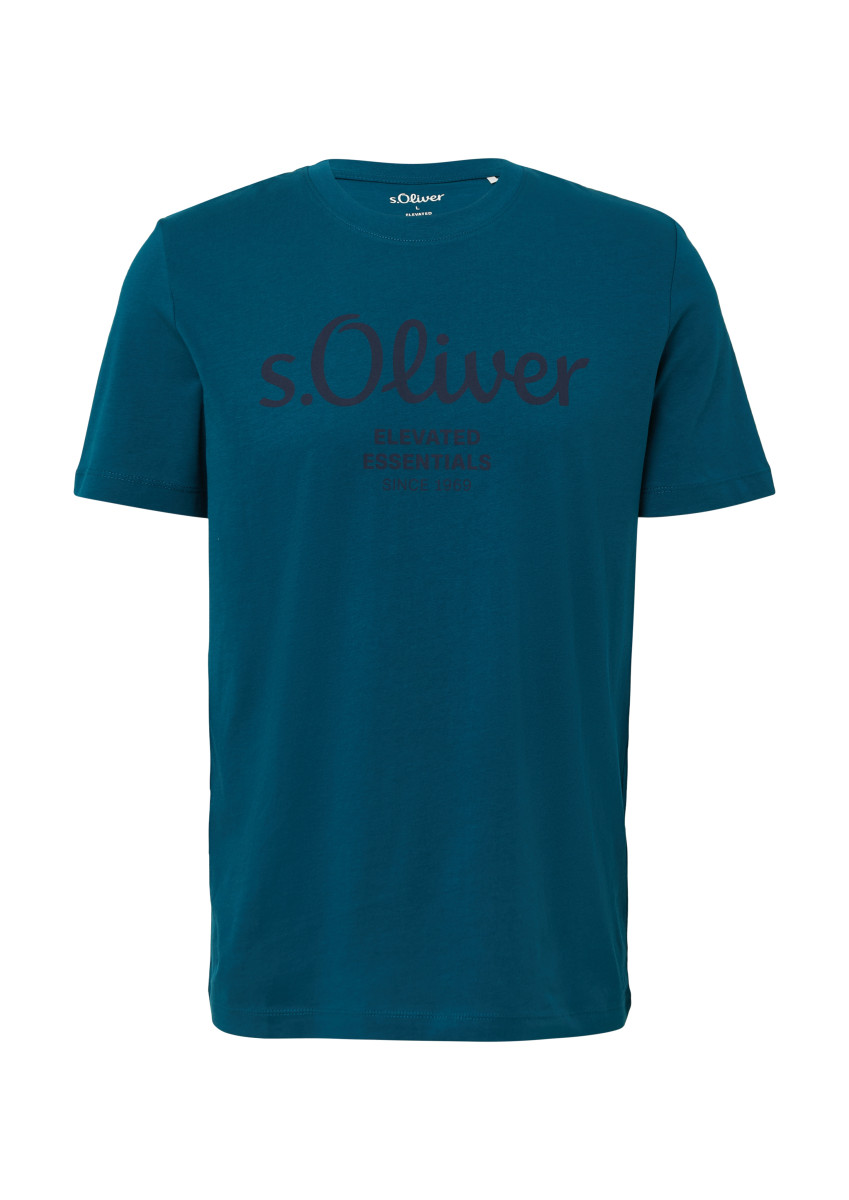T-Shirt mit Logo-Print