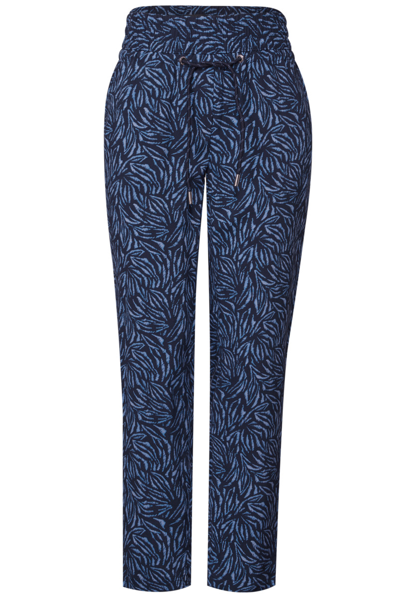 Gemusterte Loose Fit Hose