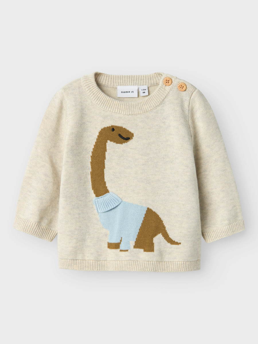 Strickpullover beige