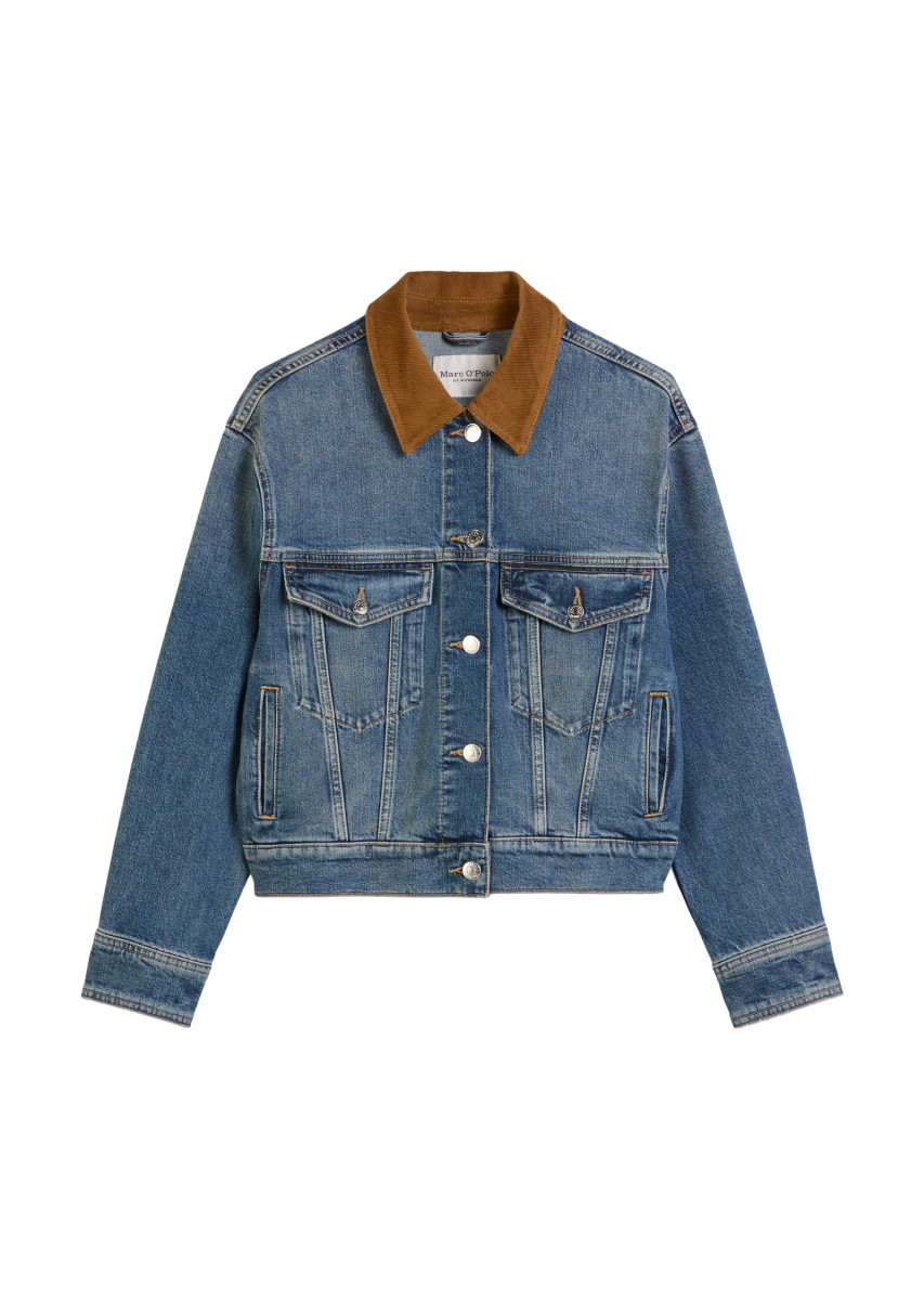 Jeansjacke im Barn-Stil