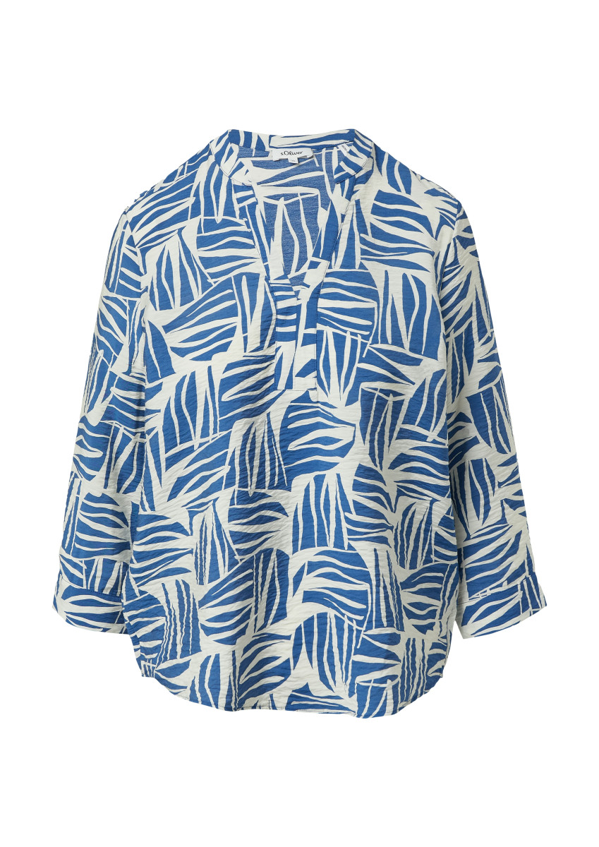 Bluse mit All-over-Print