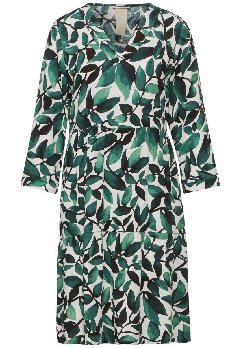 Tunika Kleid mit Print Grün