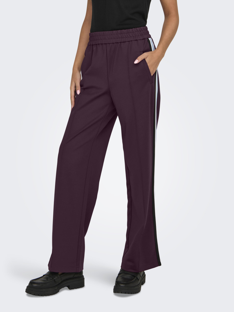 Stoffhose mit weitem Bein