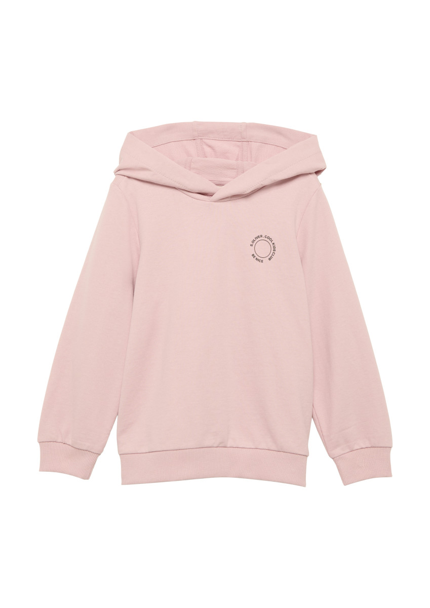 Kapuzen-Sweatshirt rosa