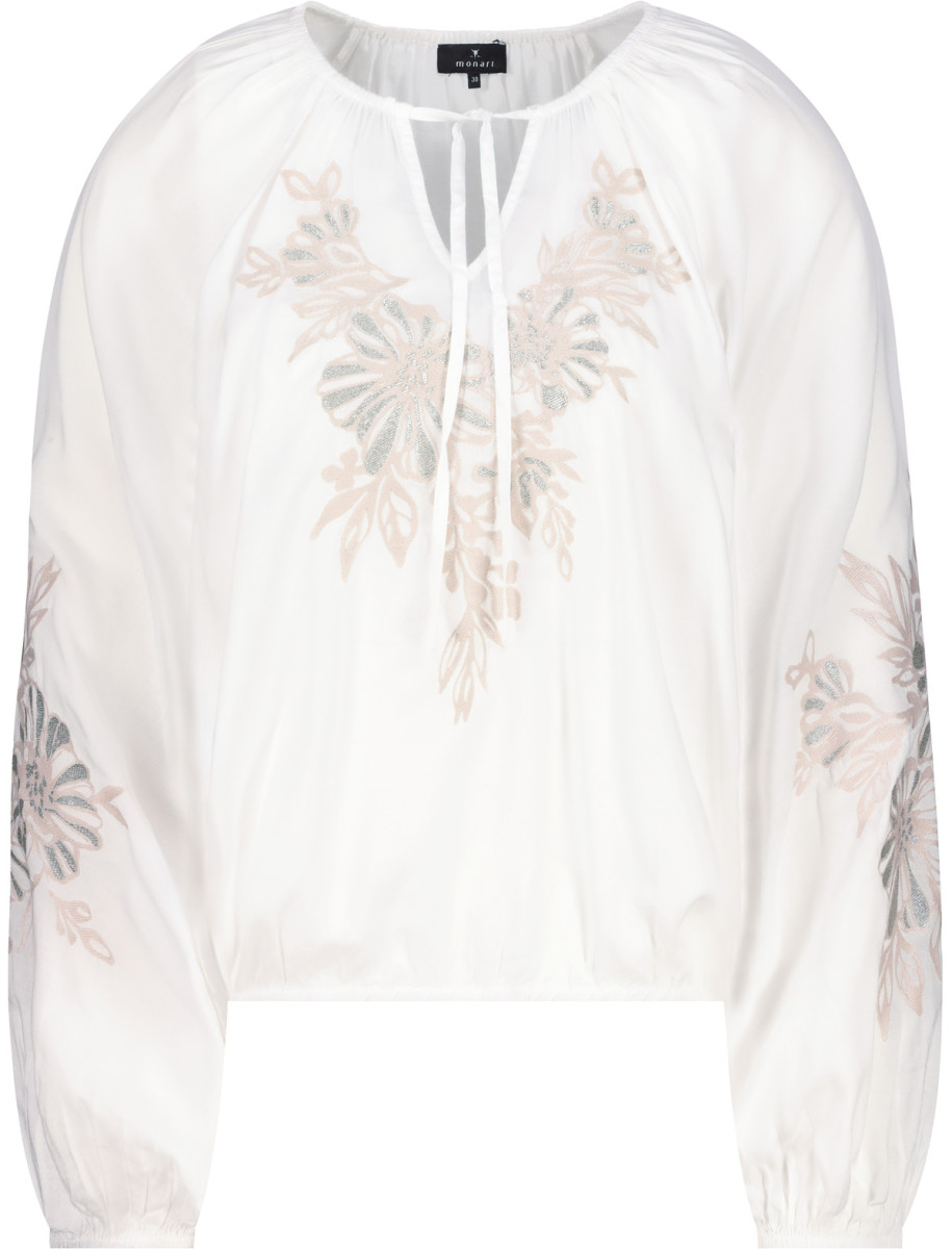 Bluse mit Stickerei