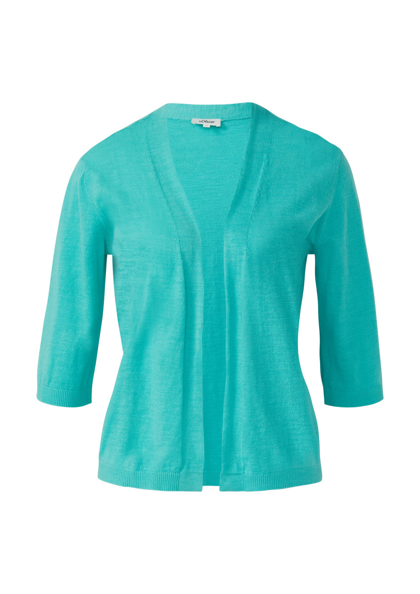 Feinstrickcardigan aus Baumwolle