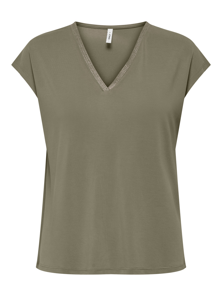 Blusenshirt oliv