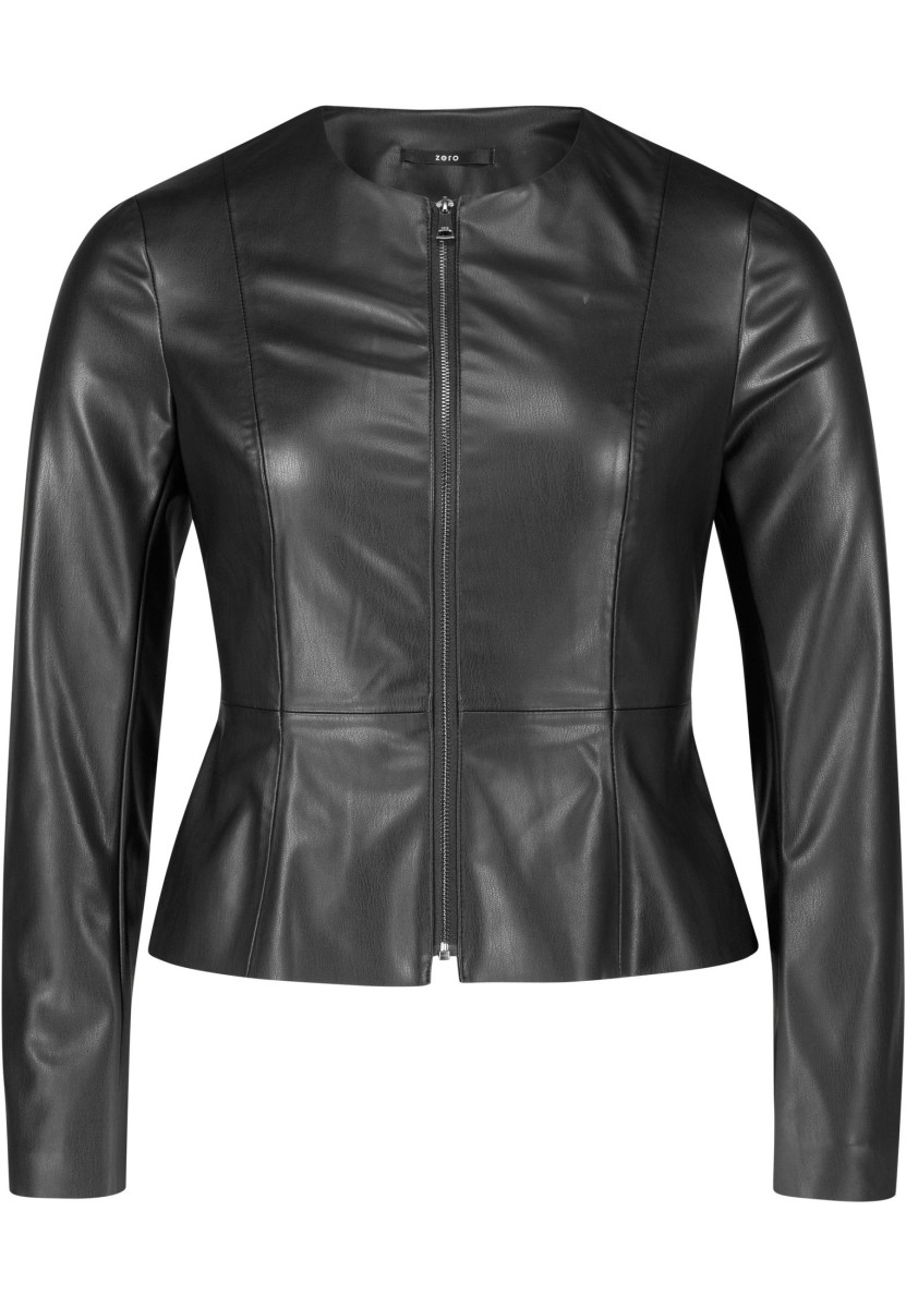 Lederjacke schwarz