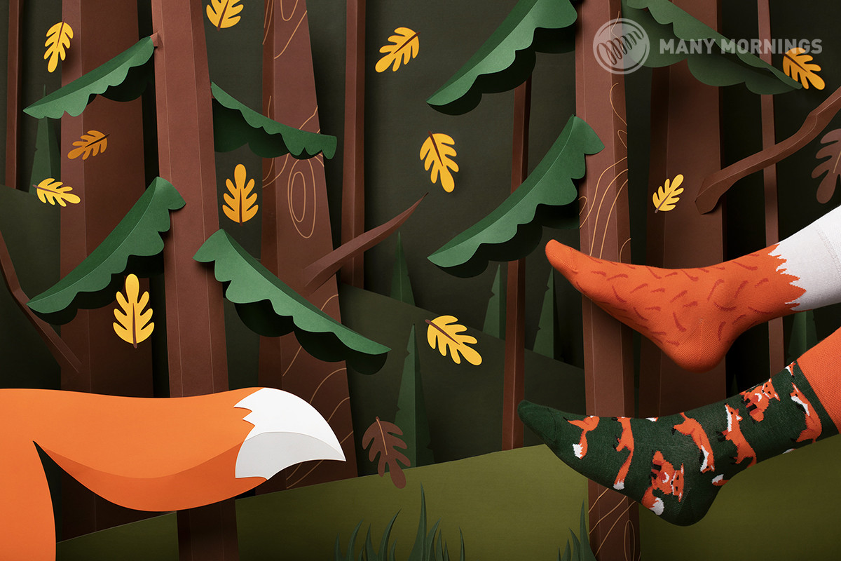Socken "The Red Fox"