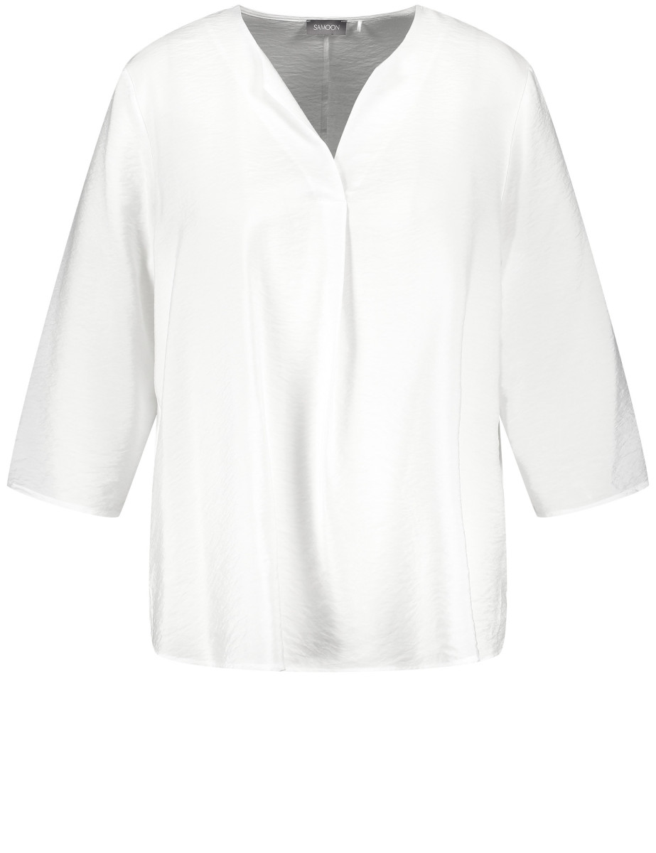 3/4-Arm Bluse weiß