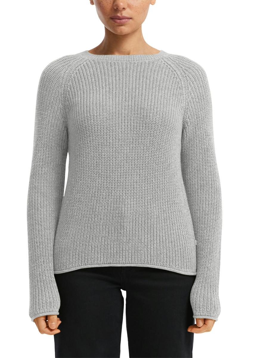 Strickpullover grau