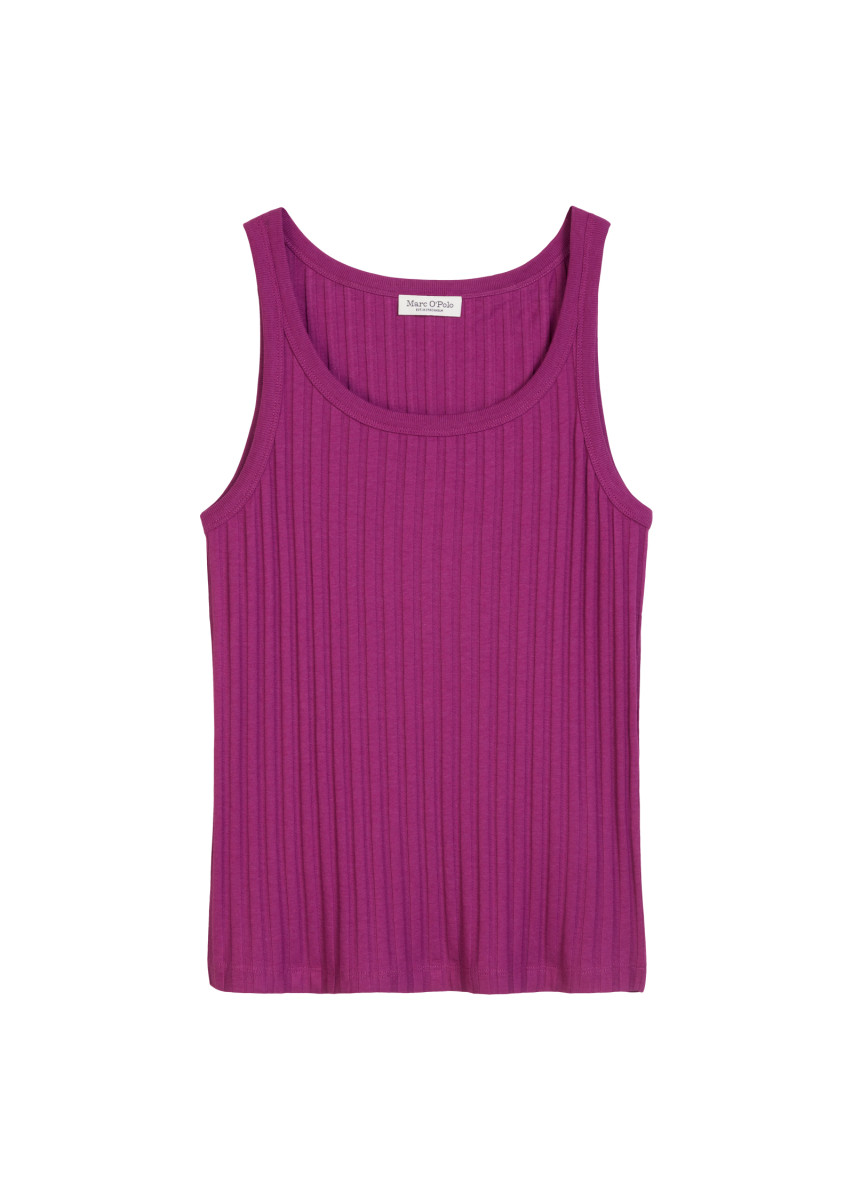 Pointelle-Top lila
