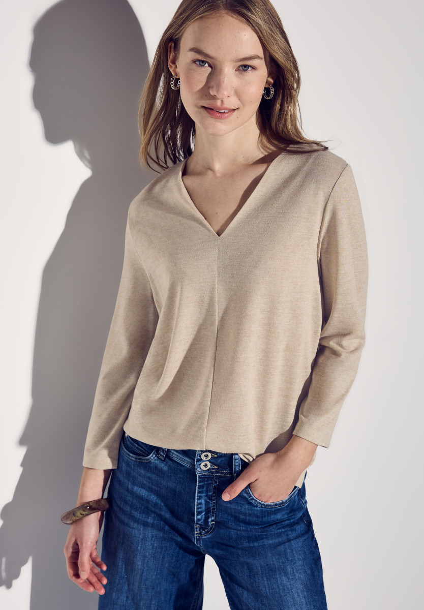 Leinen-Look Shirt