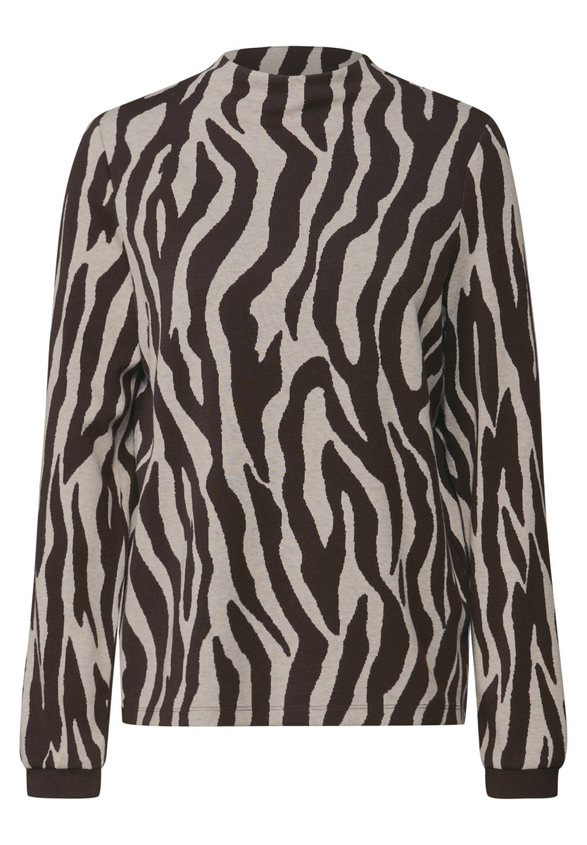 Shirt mit Zebra Print