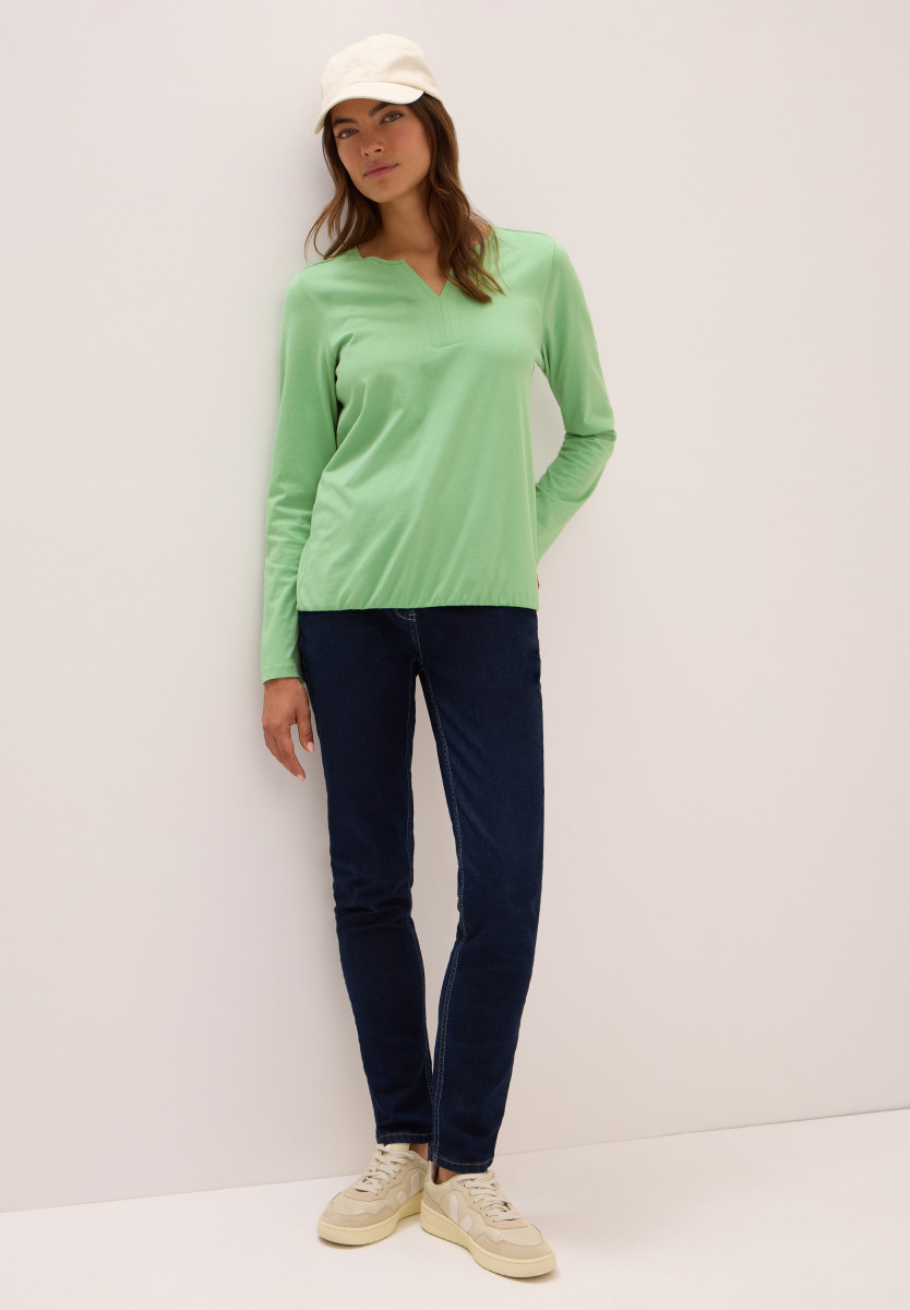 Shirt im Tunika-Look