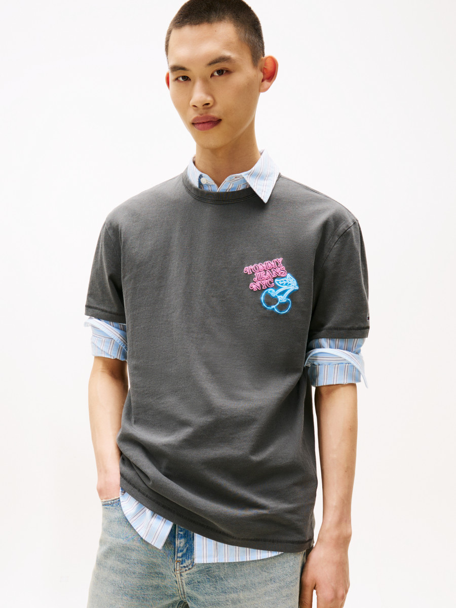 T-Shirt mit Rückenprint