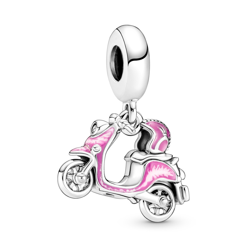 Motorroller Charm-Anhänger