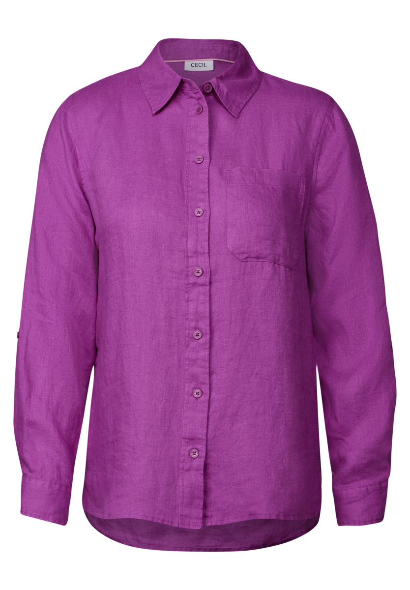 Leinen-Hemdbluse
