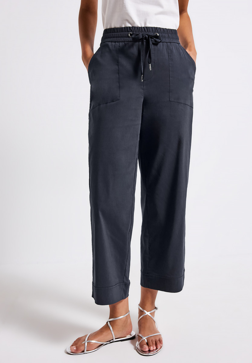 Casual Fit Hose mit Turn-Up