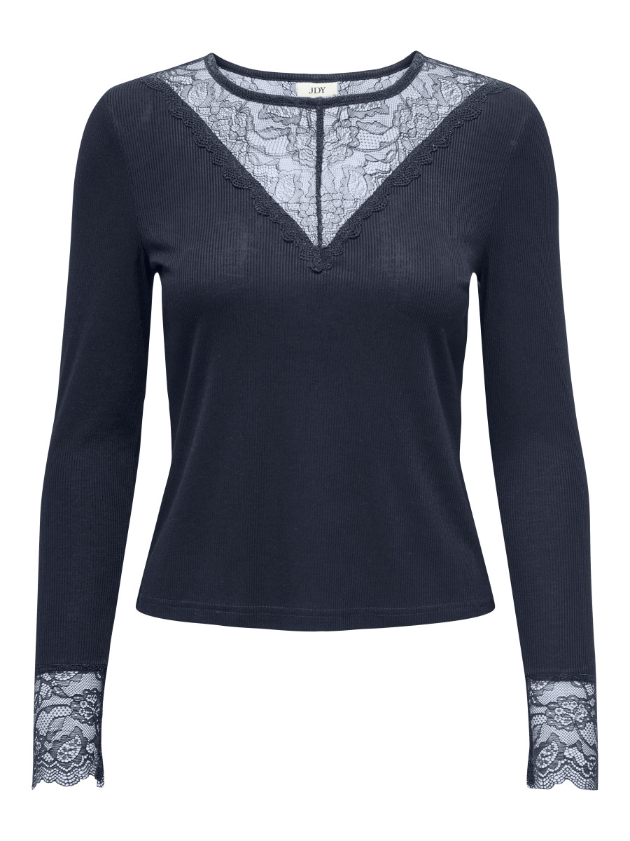 Langarmshirt blau