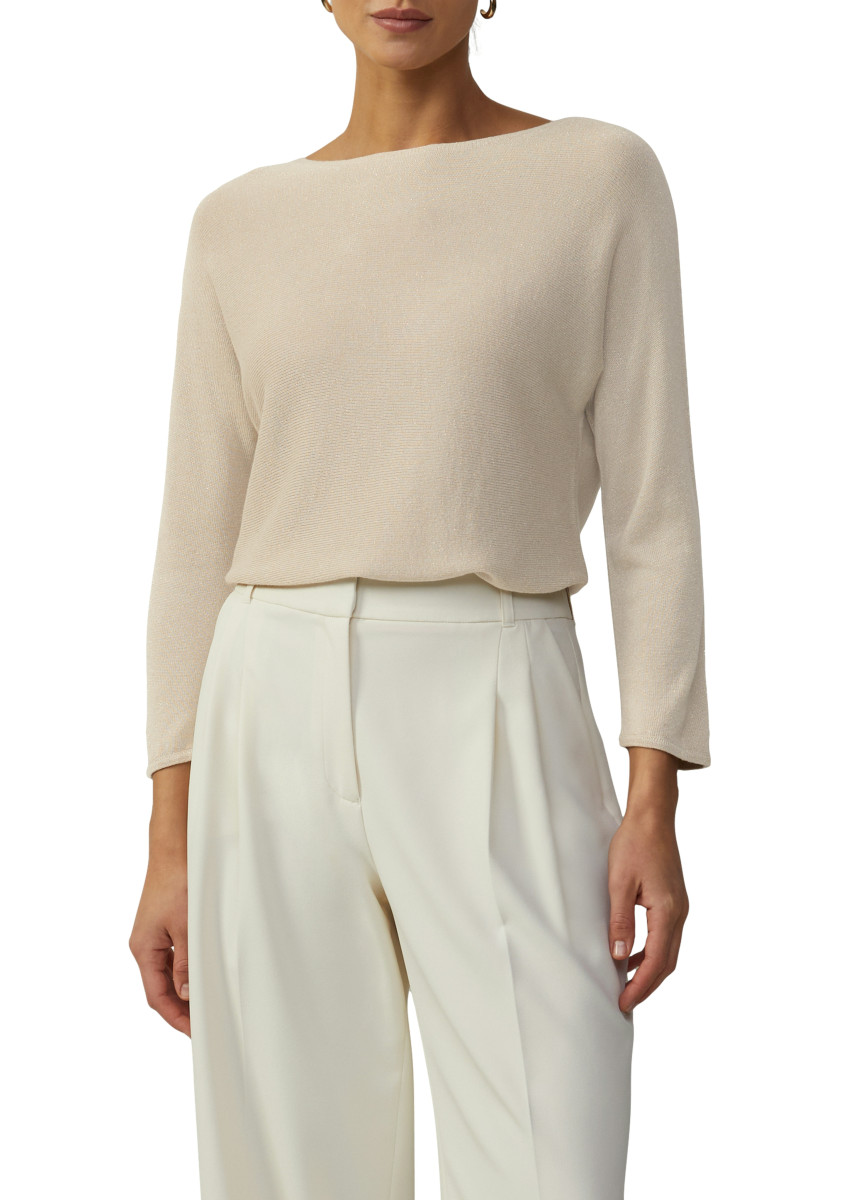 Pullover mit Glitzergarn