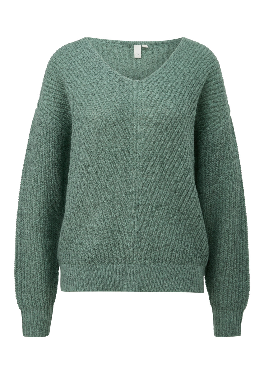 Melierter Pullover
