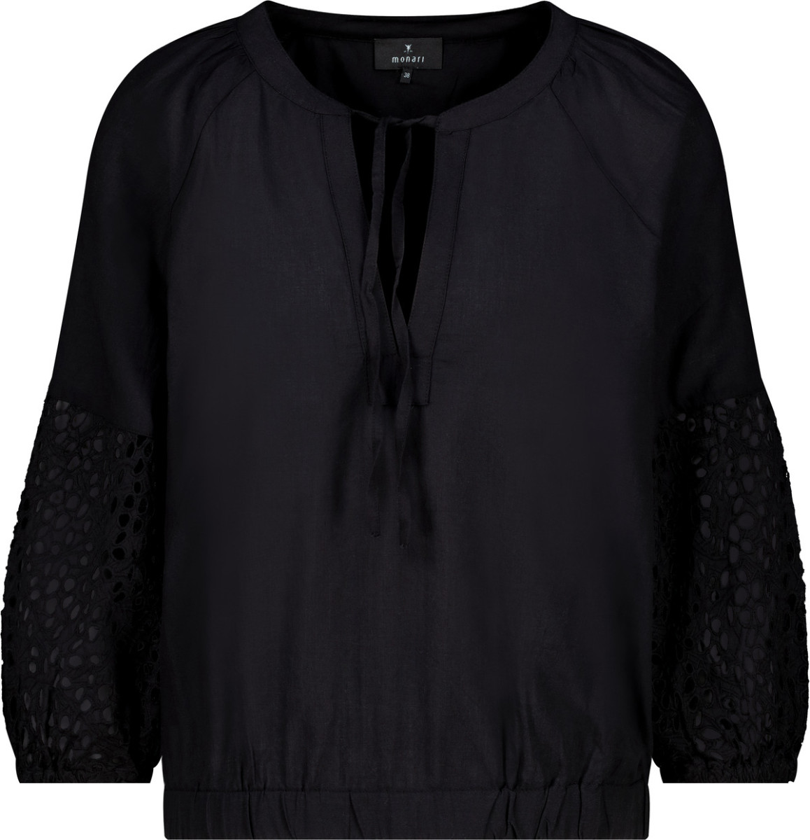 Bluse mit Lochmuster