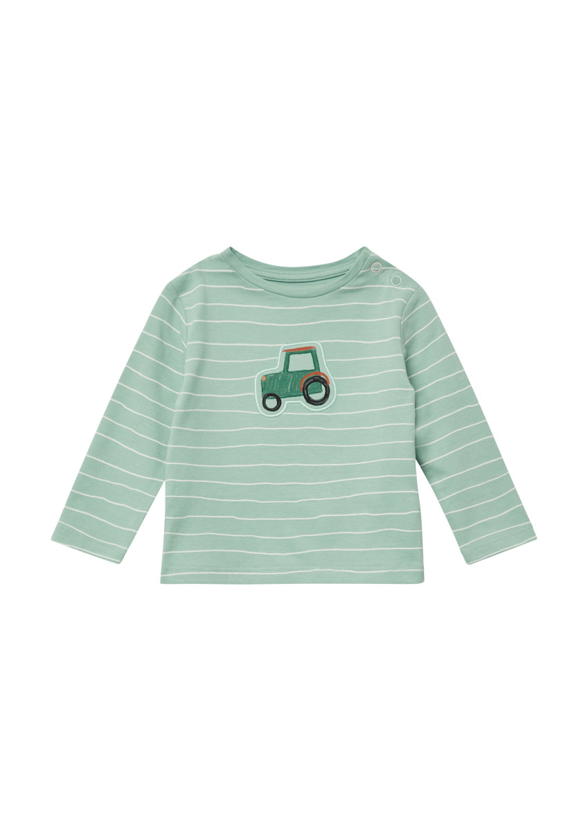 Kuscheliges Langarmshirt türkis