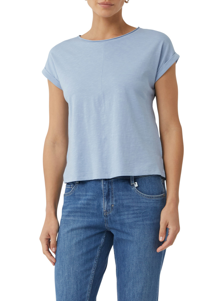 T-Shirt mit Ärmelumschlag