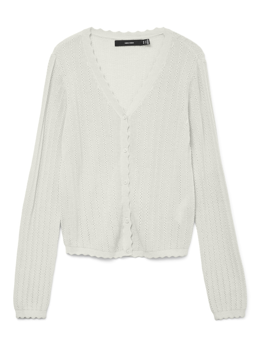Strickjacke weiß