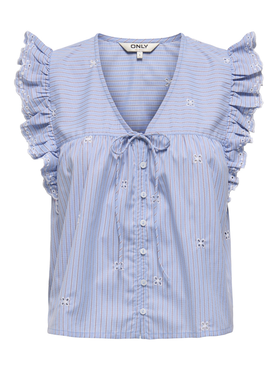 Shirt mit Kappenärmel